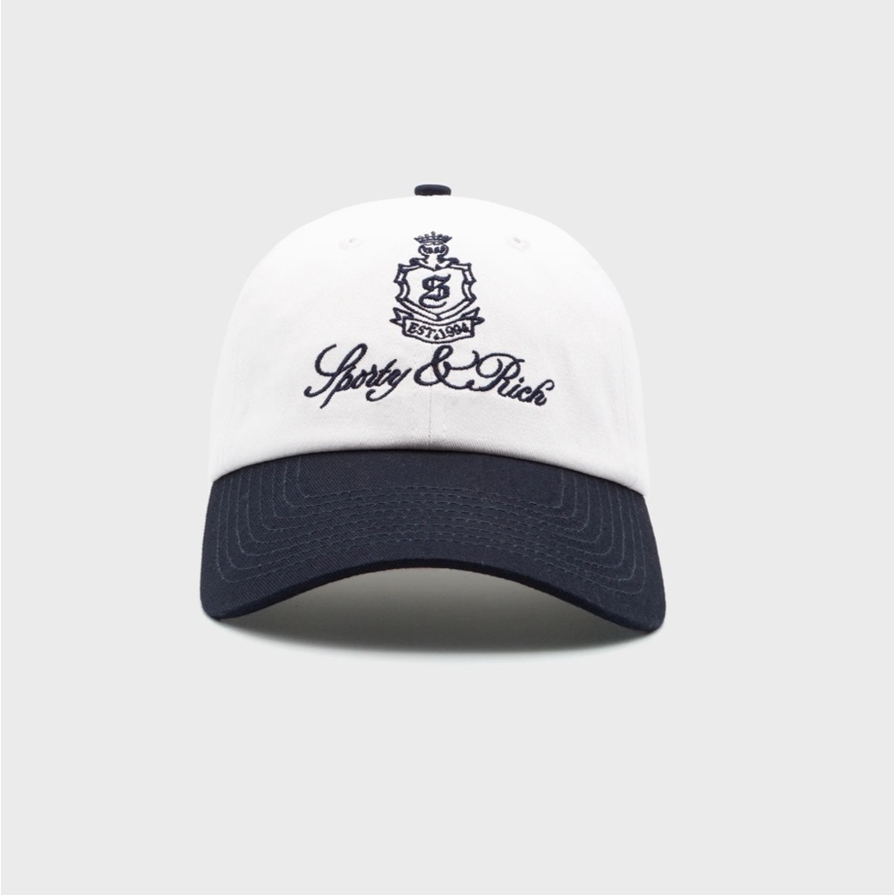 Sporty & Rich Beige and Brown Cap